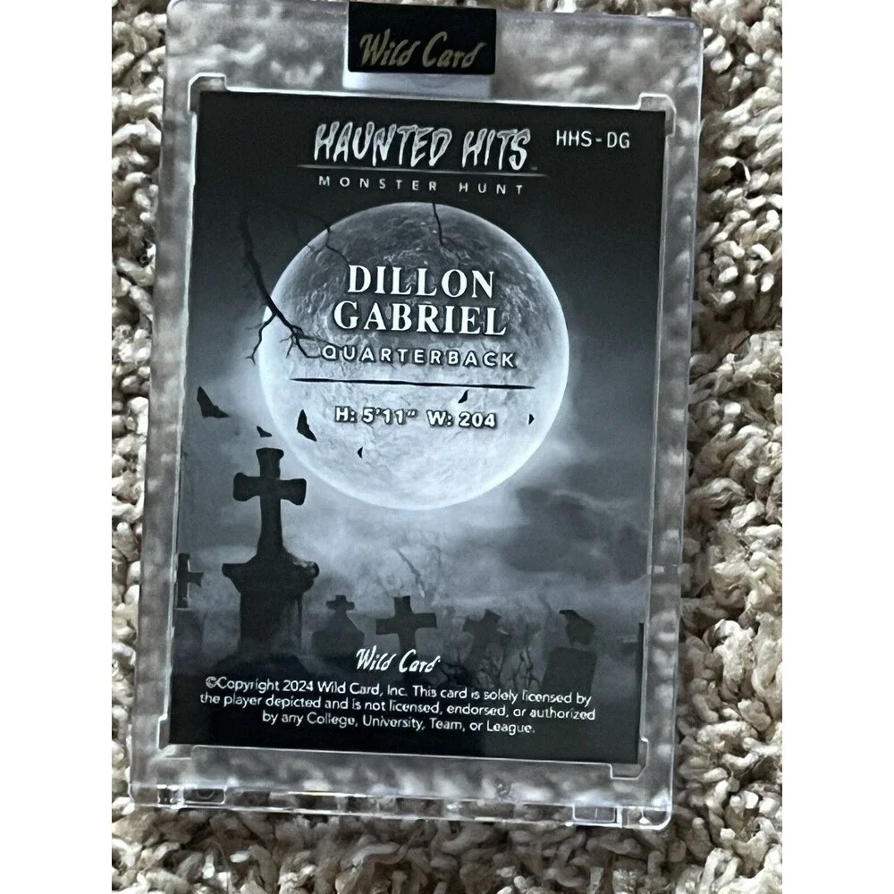 Wild Card Haunted Hits 2024 Scarecrow 2/5 Dillon Gabriel PRC
